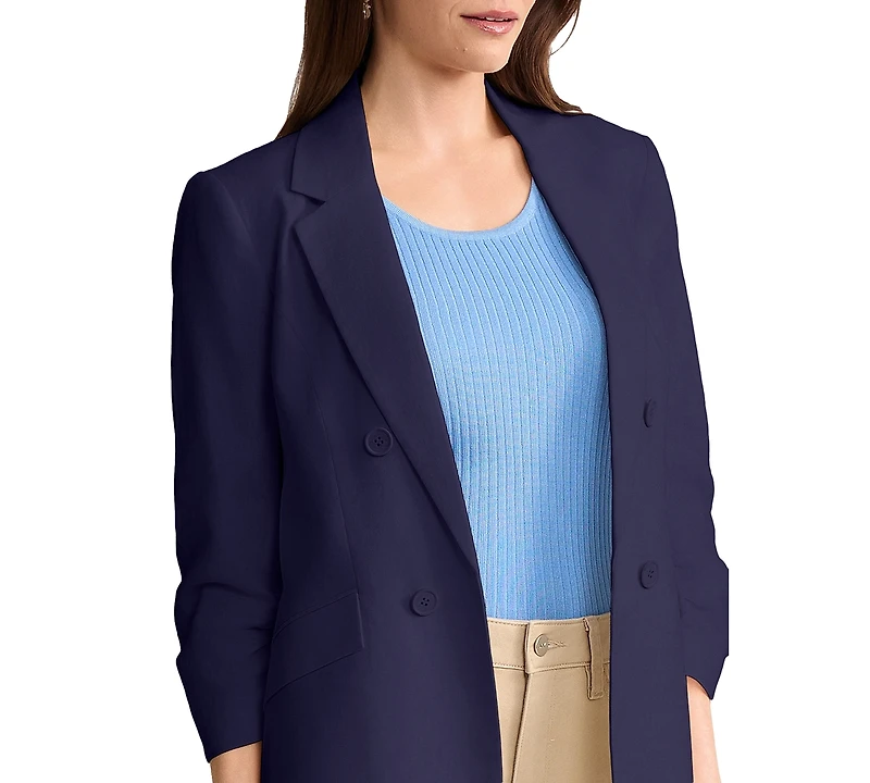 Jones New York Petite Notch Collar Jacket