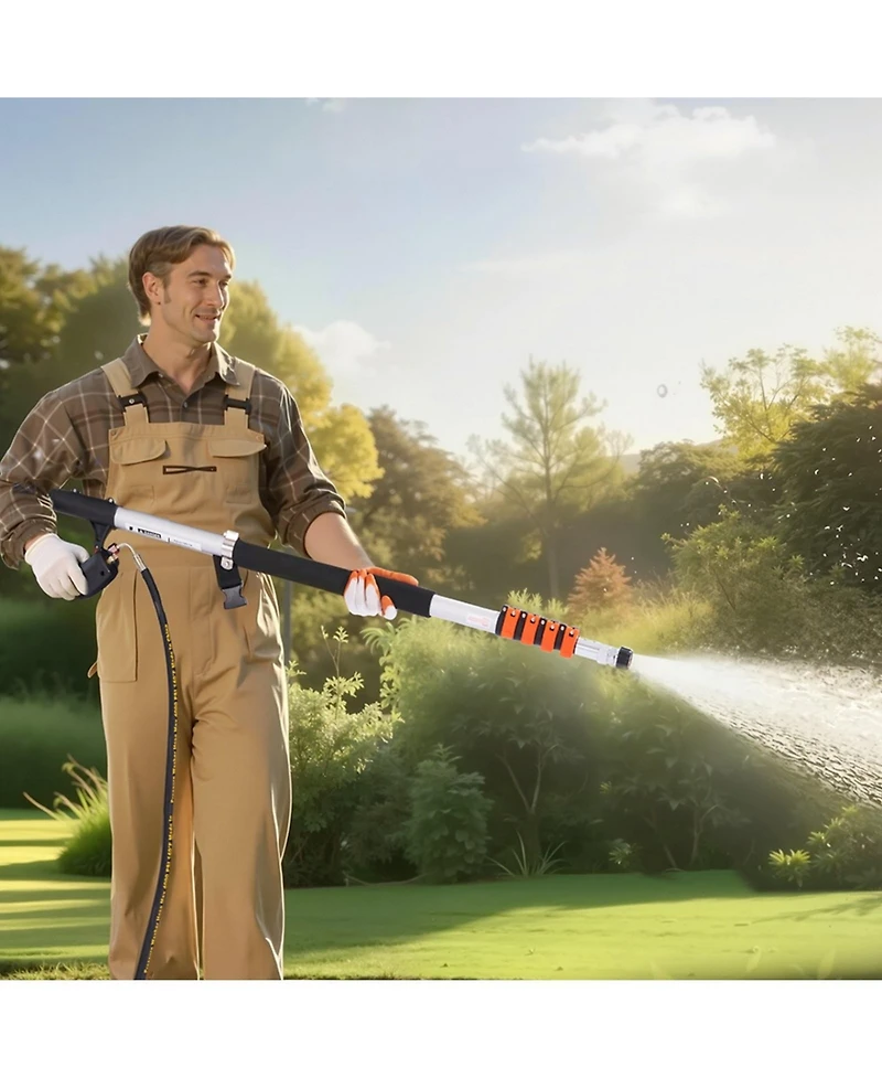Sugift Pressure Washer Telescoping Wand, 24 ft, 4000 Psi with 7 Nozzles and Harness