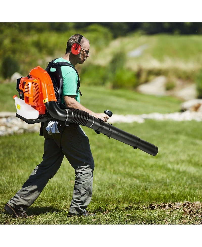 Sugift Backpack Leaf Blower, 79CC Gas, 930CFM, 184MPH Speed for Lawn and Snow Care