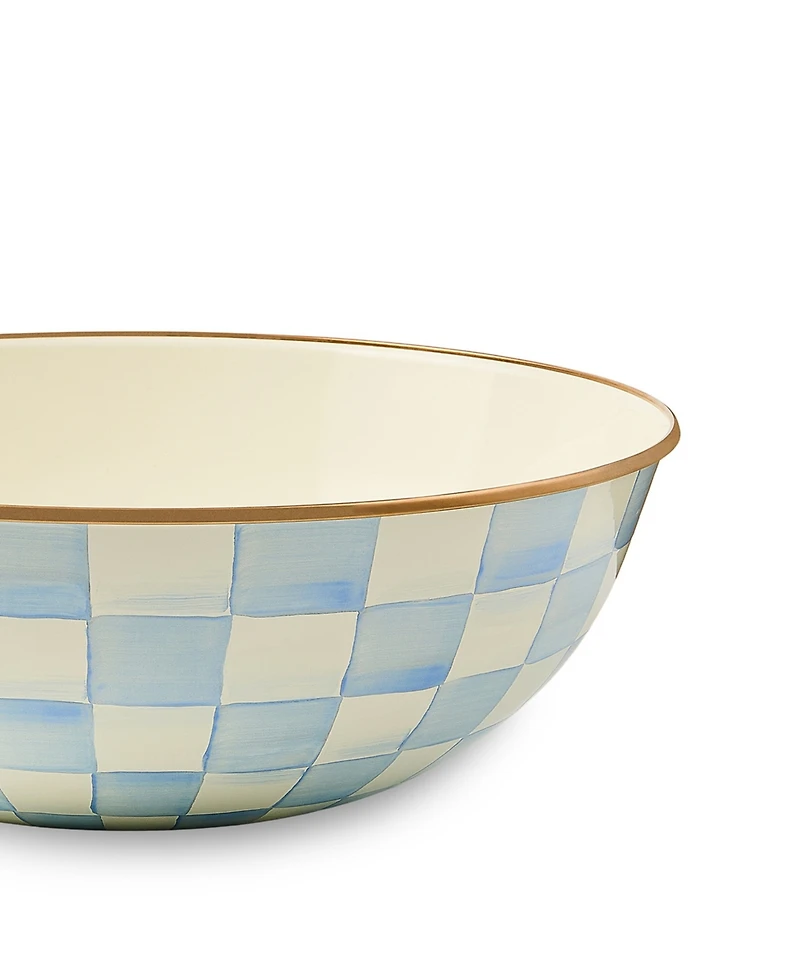 MacKenzie-Childs Sky Check Extra Large Everyday Bowl