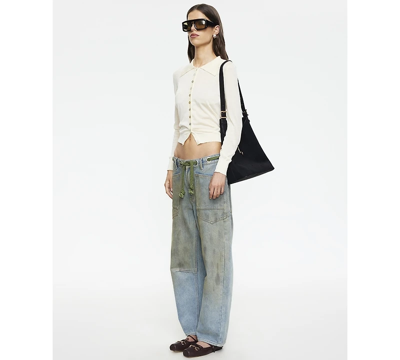 Lioness Women's Rush Hour Tie-Front Side Jeans