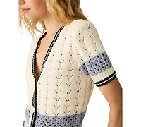 Steve Madden Women's Fiona V-Neck Cardigan