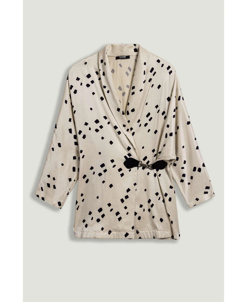 Nocturne Women's Printed Wrap Jacket