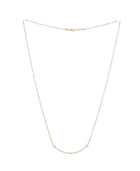 Pre-Owned Tiffany and Co T Smile Pendant Necklace