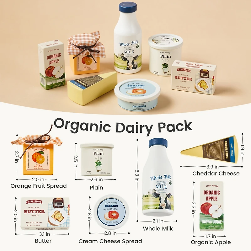 Tiny Land Wooden Dairy Pack