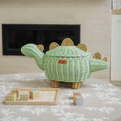 Momiji Dinosaur Handcrafted Rattan Storage Basket