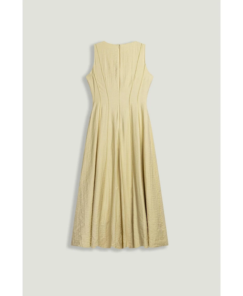 Nocturne Women's Sleeveless Textured Midi Dress