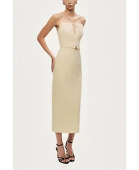 Nocturne Women's Strappy Belted Midi Dress