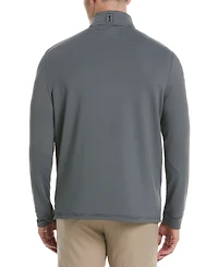 Pga Tour Men's Feeder Stripe Mock-Neck Golf Shirt
