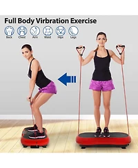Zeny Vibration Plate Exercise Machine, Whole Body Workout Vibration Fitness Platform for Weight Loss, Toning Wellness