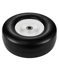 Sugift Lawn Mower Tires with Rim, 13x5-6", Tubeless, 2-Pack, Flat-Free Pu Tires