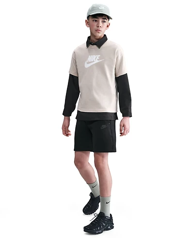 Nike Boys' 8-20 Sportswear Tech Fleece Shorts