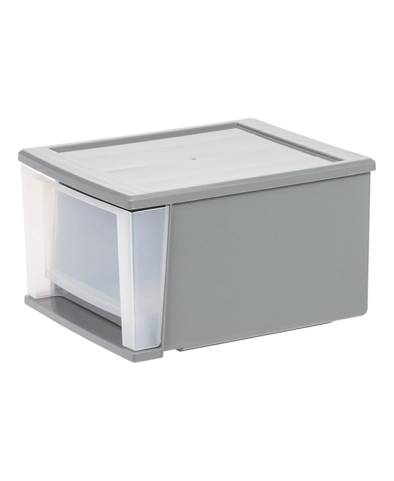 Iris Usa, Inc. 12" W Stackable Storage Drawer, Pack of 3