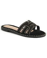New York & Company Women's Zora Slides Sandals