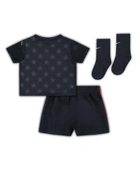Nike Baby Boys and Girls Navy Usmnt 2026 Away Stadium Replica Kit Set
