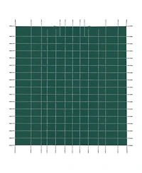 Sugift 20x40ft Mesh Pool Safety Cover with Center Step for Winter