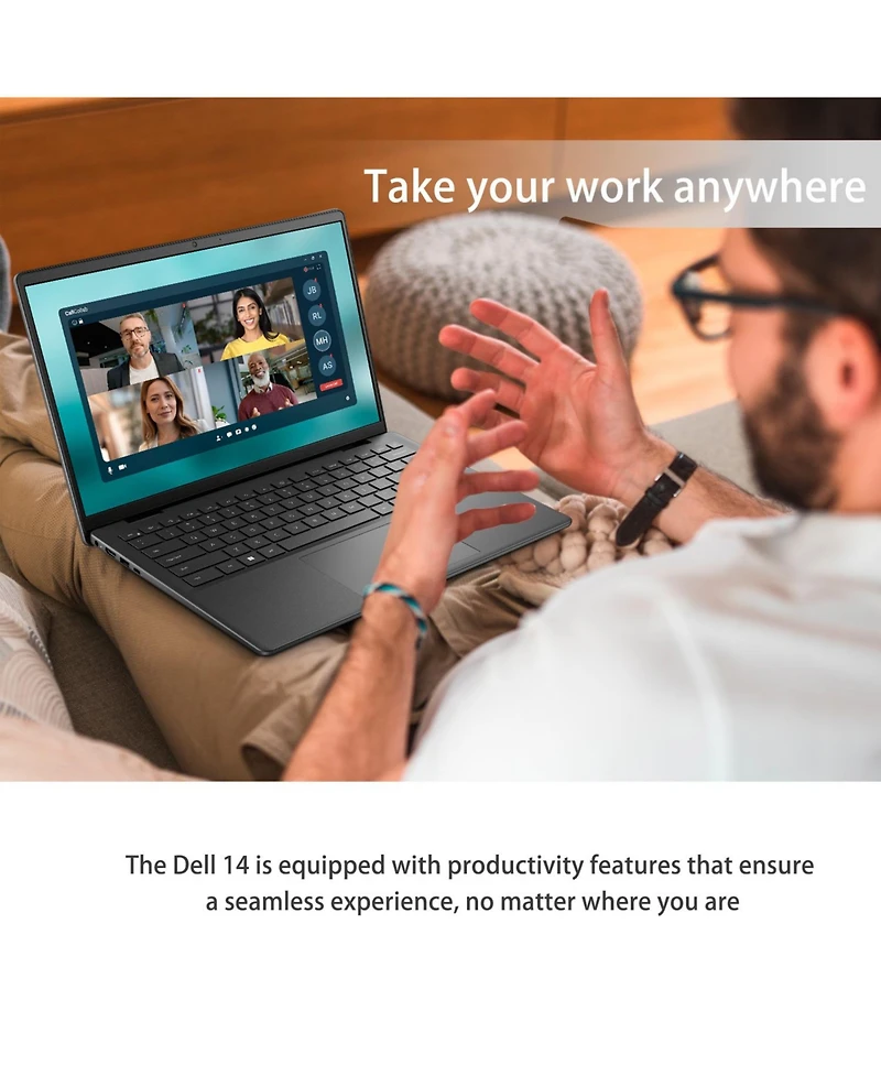 Dell 14 14" Traditional Laptop Intel Core 5 8GB Ram Intel Graphics 512GB Ssd Storage Windows 11 Home 60Hz -