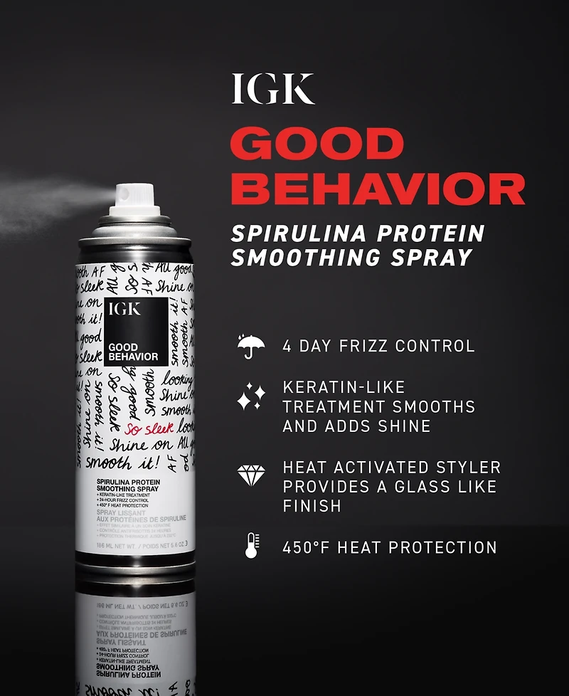 Igk Hair Good Behavior Spirulina Protein Smoothing Spray
