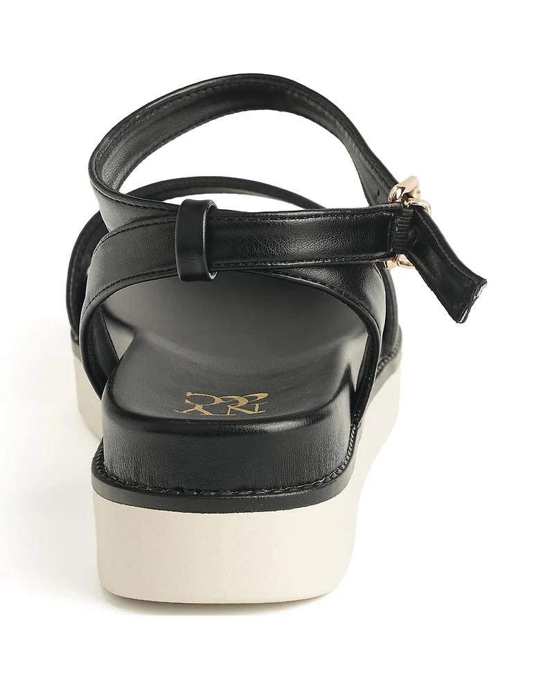 New York & Company Women's Charli Ankle Strap Sandals