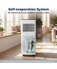 Mecale 8000 Btu Portable Air Conditioner with Led Display and Remote