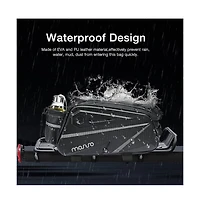 Aoligeijs Bike Rear Rack Bag 14L Waterproof Trunk with Shoulder Strap, Eva Cycling Storage Pouch for Commuting, Travel and Outdoor Use