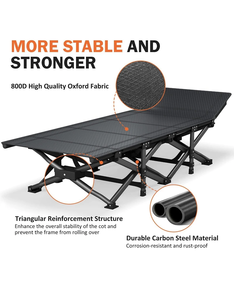 Gnuadz Camping Folding Bed Cushion Portable Sleep Outdoor Recreation Gear