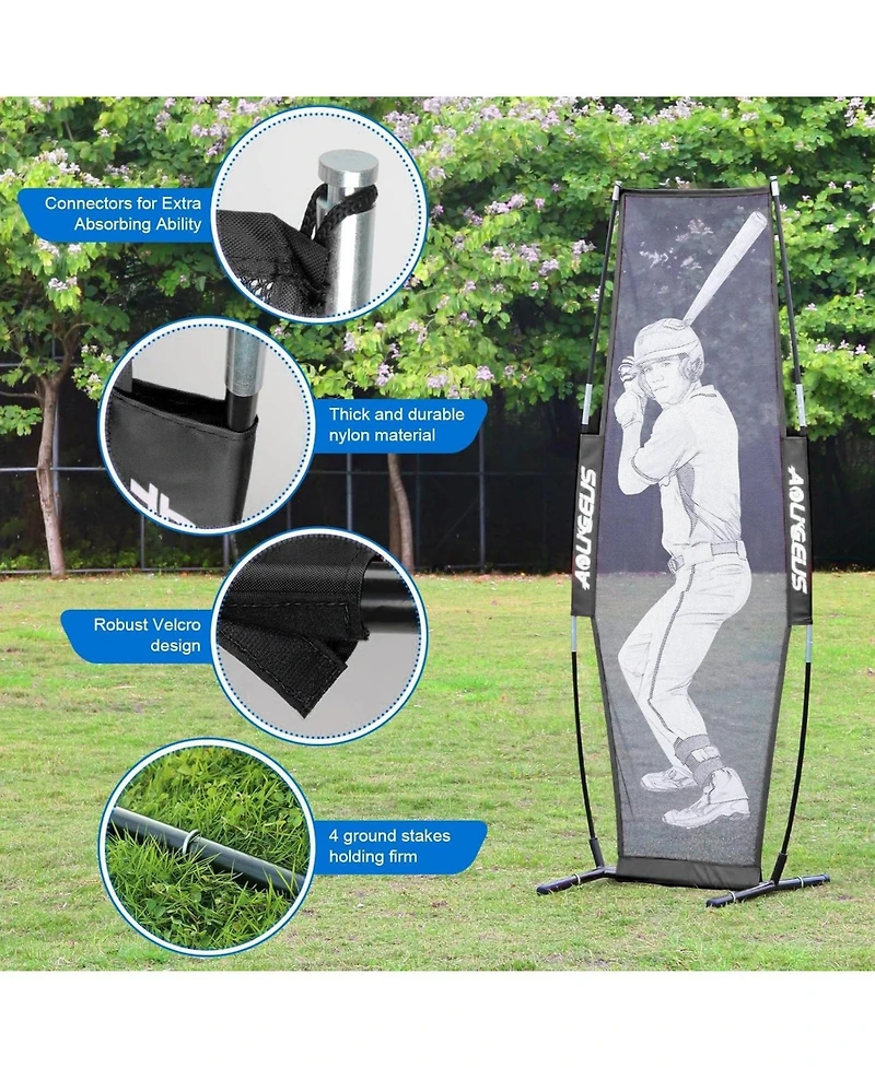 Aoligeijs Baseball Softball Batter Dummy,Pitching Target,Pitching Aid for Improved Accuracy