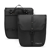 Aoligeijs 20L Bike Pannier Bags 2 Pack Waterproof Bicycle Rear Rack Storage Saddle Bags for Cycling Commuting Travel