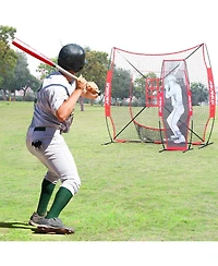 Aoligeijs Baseball Softball Batter Dummy,Pitching Target,Pitching Aid for Improved Accuracy