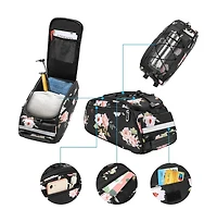 Aoligeijs Bike Rack Bag Waterproof Bicycle Trunk with Shoulder Strap, Rear Seat Carrier Storage for Commuting Travel Cycling