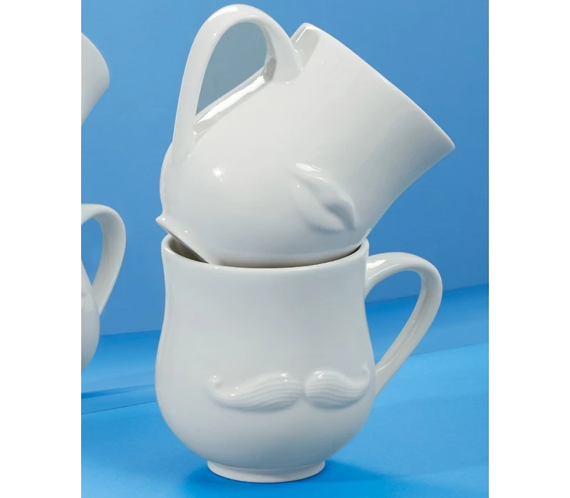 Jonathan Adler Muse Mr. & Mrs. 2-Pc. Reversible Mug Set