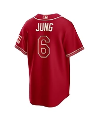 Nike Men's Josh Jung Red Texas Rangers 2026 City Connect Stadium Jersey