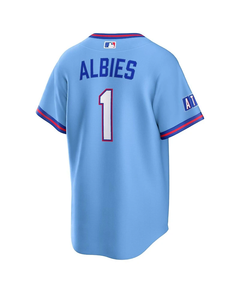 Nike Men's Ozzie Albies Powder Blue Atlanta Braves 2026 City Connect Stadium Jersey