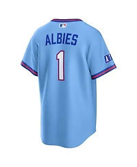 Nike Men's Ozzie Albies Powder Blue Atlanta Braves 2026 City Connect Stadium Jersey