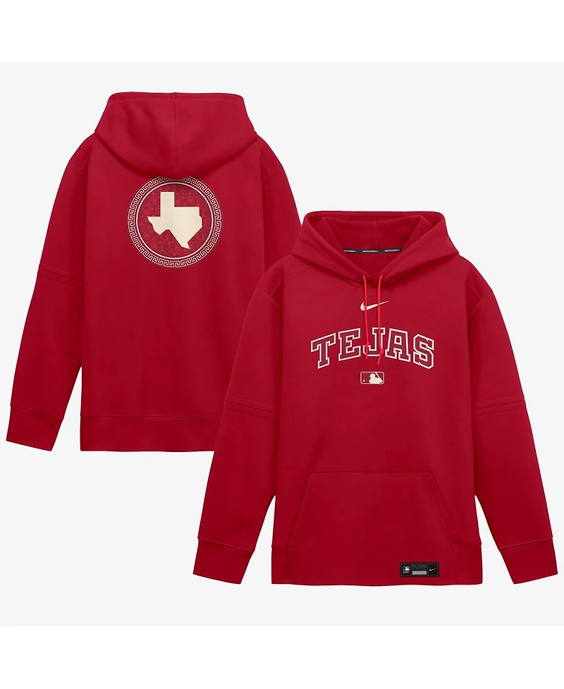 Nike Men's Red Texas Rangers 2026 City Connect Authentic Collection Therma-fit Hoodie