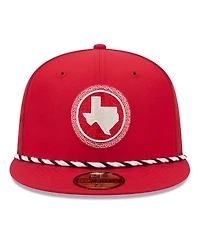 New Era Men's Red Texas Rangers 2026 City Connect Batting Practice 59FIFTY Fitted Hat
