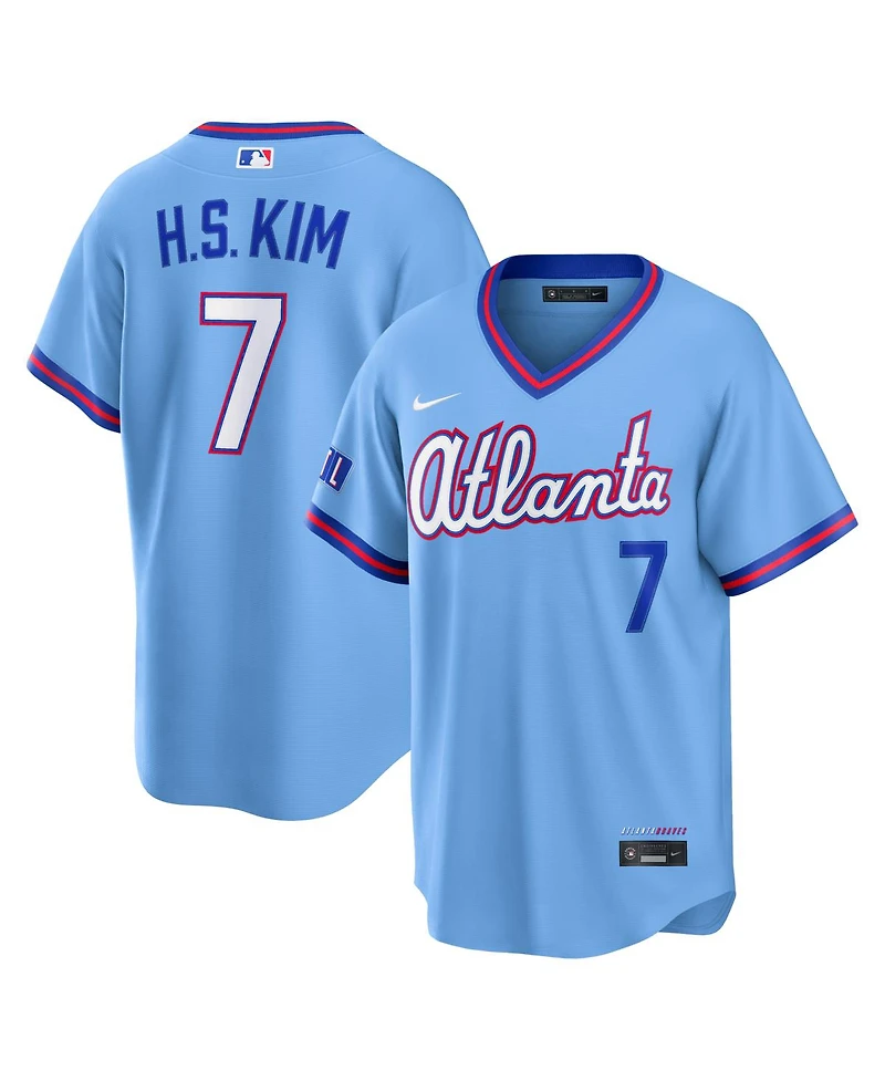 Nike Men's Ha-Seong Kim Powder Blue Atlanta Braves 2026 City Connect Stadium Jersey