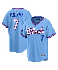 Nike Men's Ha-Seong Kim Powder Blue Atlanta Braves 2026 City Connect Stadium Jersey