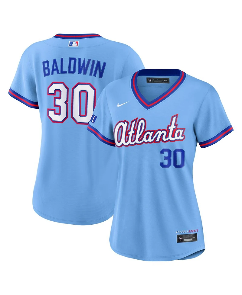 Nike Women's Drake Baldwin Powder Blue Atlanta Braves 2026 City Connect Stadium Jersey