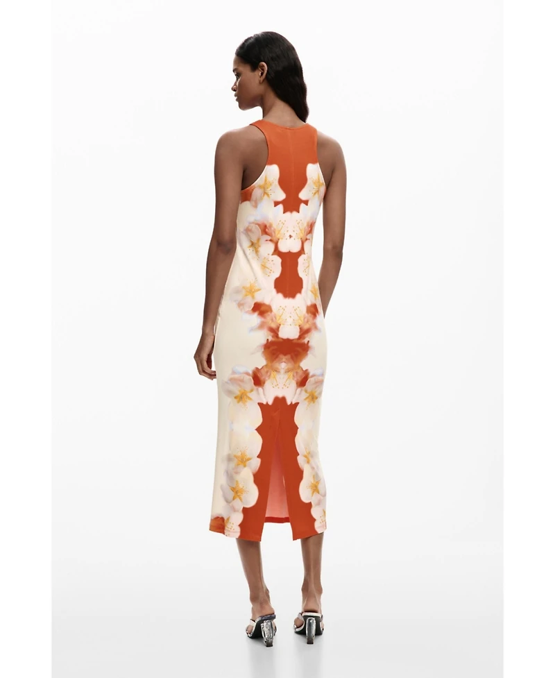 Desigual Women's Side Flowers Dress