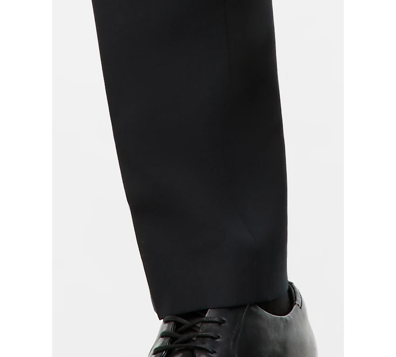 The Men's Store Men's Modern-Fit Black 100% Wool Suit Separate Pants, Macy's Exclusive