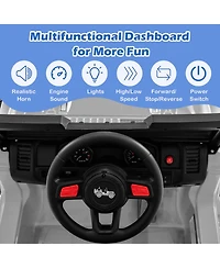 Slickblue Kids 12V Ride On Jeep with 2.4G Remote Control, Electric Car Toy