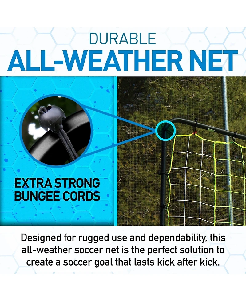 Gnuadz Soccer Rebounder Steel Backyard Practice Net Outdoor Sports Gifts