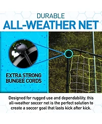 Gnuadz Soccer Rebounder Steel Backyard Practice Net Outdoor Sports Gifts