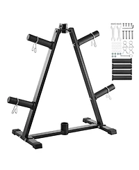 Mecale A Frame Weight Plate Rack for 2 Inch Plates 300 lbs Capacity