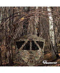 Ameristep Care Taker Pop-Up 2 Person Ground Hunting Concealment Blind, RealTree