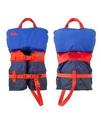Quiksilver Infant Life Vest Uscg Approved with Quick-Release Buckles and Leg Strap, Upright Flotation and Grab Handle, for Boating, Fishing