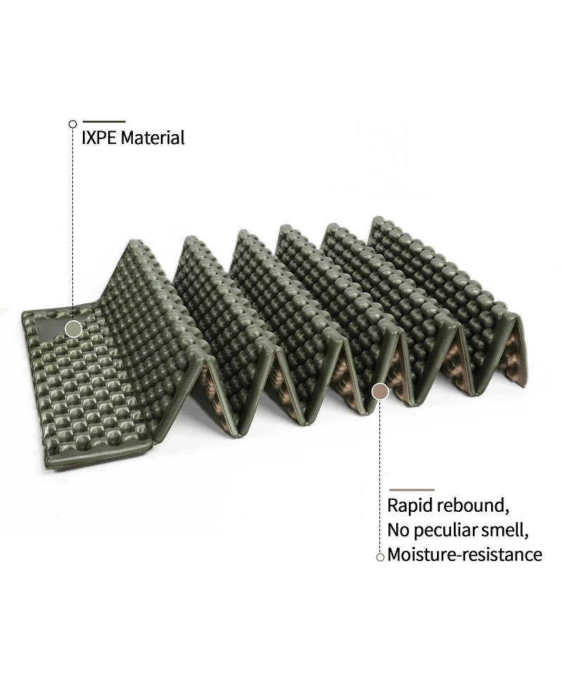 Gnuadz Foam Camping Pad Ultralight Closed Cell Mattress Waterproof Folding Sleeping Mat Outdoor Backpacking Yoga