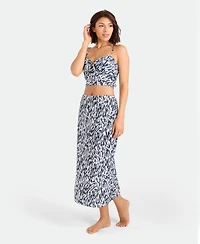 Volcom Women's Printed Sleeveless Swim Cover-Up Tunic Top