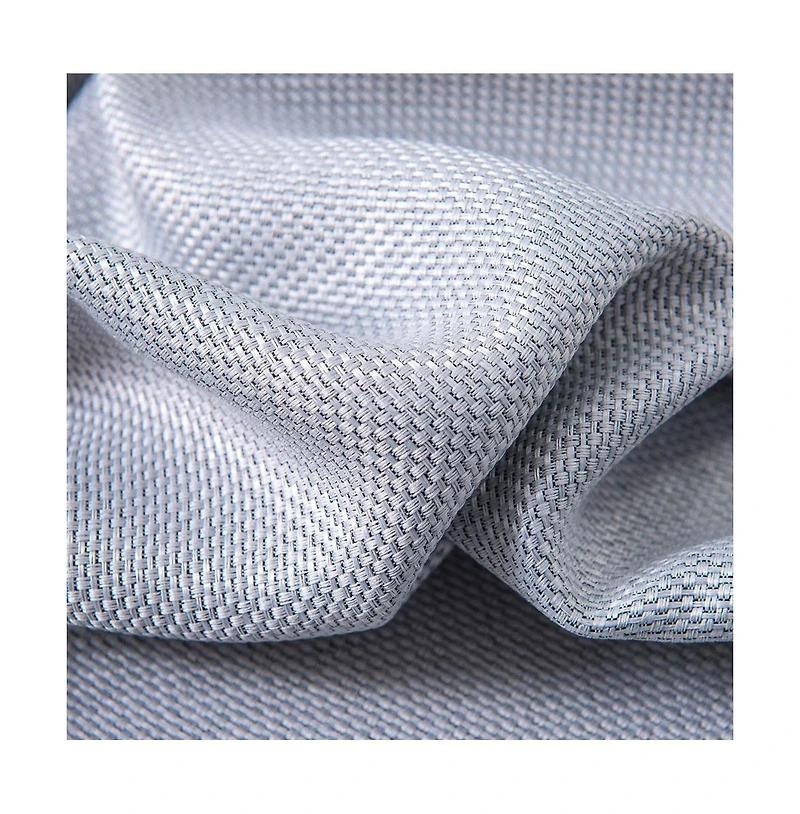 Oliva Gray Lucas Jacquard Blackout Grommet Panel